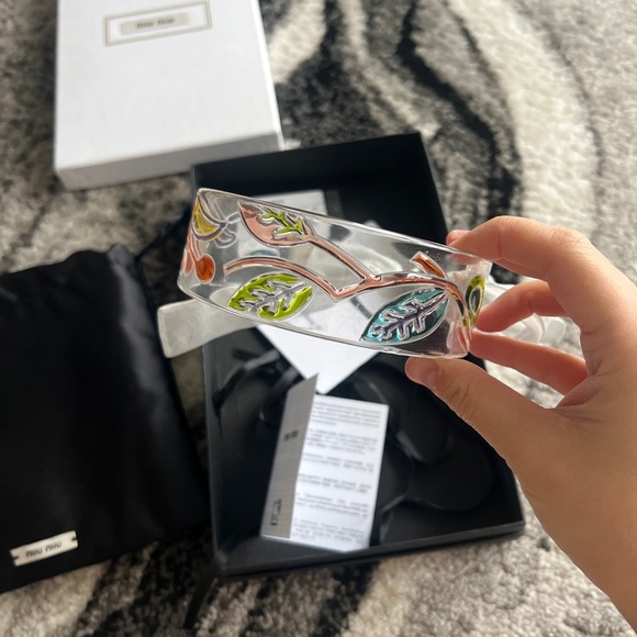 Miu Miu Accessories - Miu Miu lucite choker from the iconic Spring collection gift box